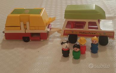 Macchina roulotte Fisher Price anni 90