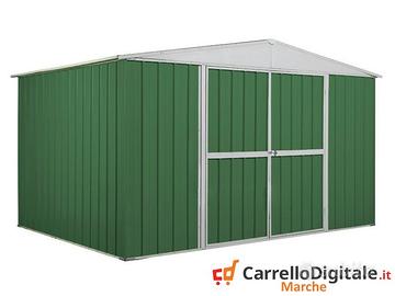 Box in lamiera di Acciaio 360x260cm 9mq verde