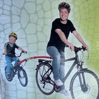 Trail gator barra bici bambino