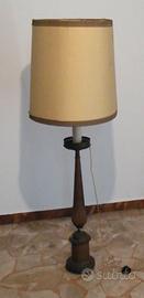 Lampada da terra anni 50/60 art. decò stelo rame.