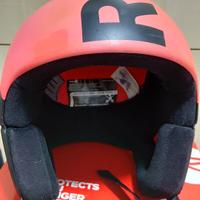 casco Rossignol tg 55/56 con memtoniera