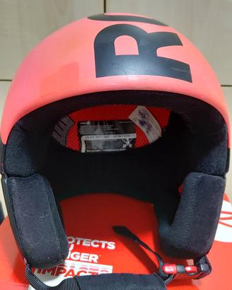 casco Rossignol tg 55/56 con memtoniera