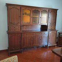 sala completa credenza tavolo sedie tavolino poltr