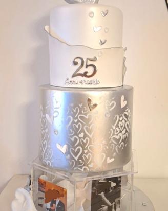 Torta scenografica matrimonio anniversario