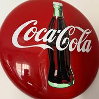 Insegna Bottone Coca-Cola 91 cm