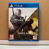 PS4 The Witcher 3 + Dark Souls 3