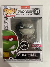 Funko Pop Raphael TMNT #31 CHASE B&W