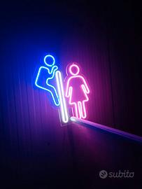 Insegna luminosa vintage collezionismo