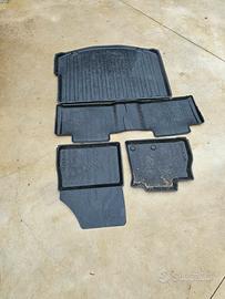 Tapettini auto scenic 4 originali in gomma + tapet