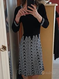 vestito autunno/inverno  bianco e nero