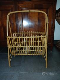 portariviste in rattan bambu