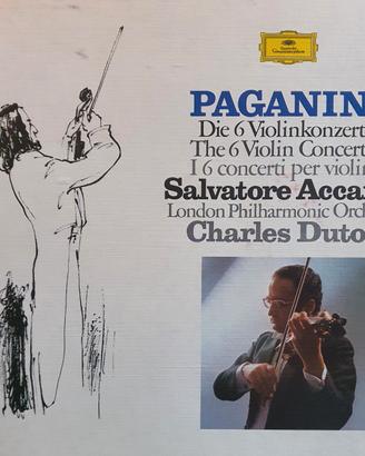 Cofanetto con 5 lp - Paganini 