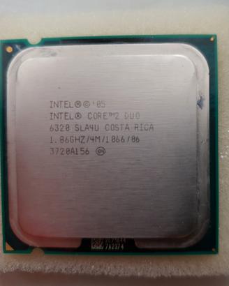 Intel Core2 Duo 6320 Pentium LGA775 CPU processore