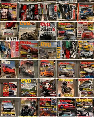 OLTRE 100 RIVISTE EVO AUTO MOTOCICLISMO 75€