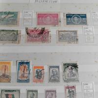 Album grande francobolli con alcuni stati asiatici