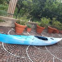 kayak blu rigido