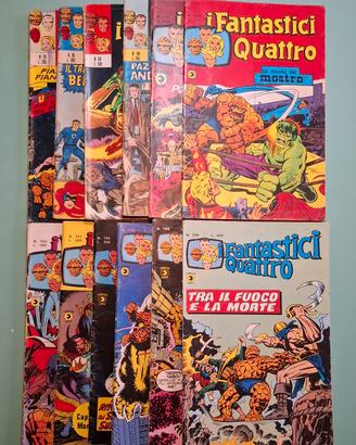 Fantastici Quattro Ed. Corno Lotto di 12 albi