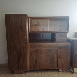 Credenza vintage anni 50 con vetrinetta