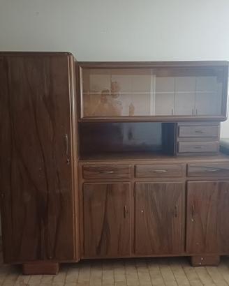 Credenza vintage anni 50 con vetrinetta
