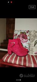 stivaletti rossi donna