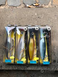 Pesca 4 esche artificiali Rapture Popper 155 gr