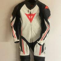 tuta da pista in pelle