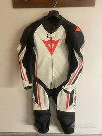 tuta da pista in pelle