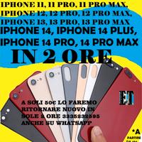 Vetro scocca iphone 8g, 8plus, x, xr, xs, xs