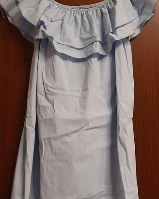 Abito/copricostume azzurro