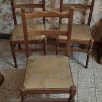 3 SEDIE IN LEGNO
