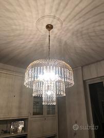 Lampadario gocce cristallo