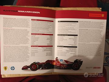 Cartella scheda tecnica Ferrari SF-25