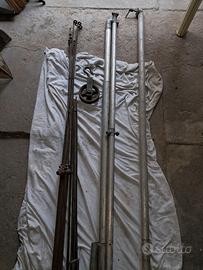 Bilancino da pesca solamente struttura in metallo