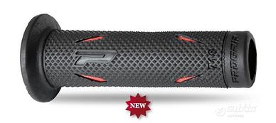 Manopole ProGrip 717-OE SuperBike Gel nero rosso
