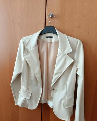 giacca donna corta effetto pelle