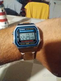 Casio A168 custom Heritage Edition vera pelle