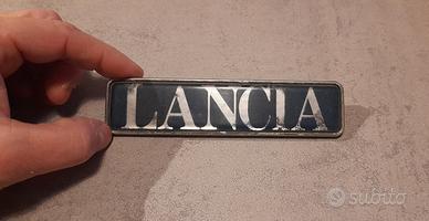 Lancia scritta  logo originale d' epoca