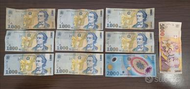 Vecchie Banconote LEI Romania