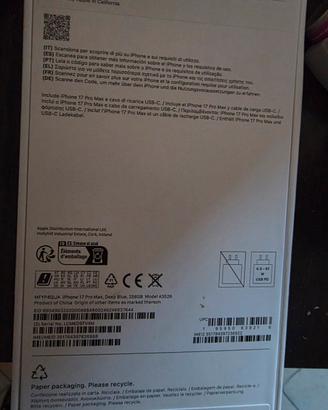 iphone 17 pro max 256