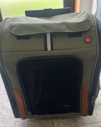 Trasportino  trolley zaino cane e gatto