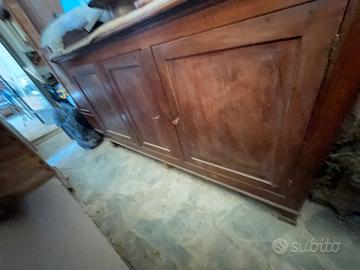 Credenza in noce fine 700