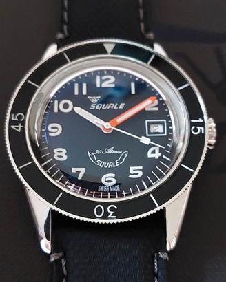 Squale Sub-39 Black Arabic (SUB-39MON)