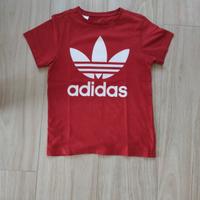adidas maglietta rossa maniche corte
