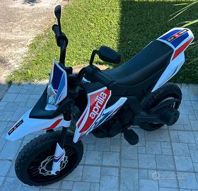 Moto elettrica aprilia 12v