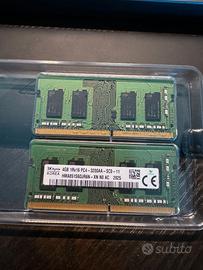 RAM SODIMM per Laptop 2x4 GB Lenovo 3200 MHz