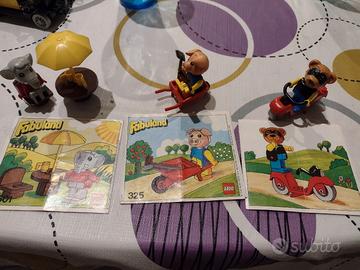 Lego Fabuland veicoli e mini figure