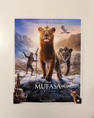 Poster del film Mufasa - Il Re Leone Disney