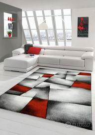 Tappeto moquette design con motivo diamante