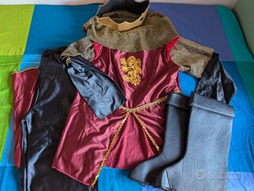 Costume da cavaliere taglia 8-10 anni altezza 140c