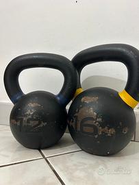 Kettlebell (Lacertosus) Russian Black -12KG + 16KG
